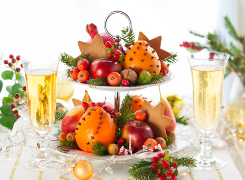 Festive Christmas table
