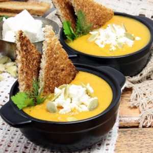Тыквенно-морковный суп