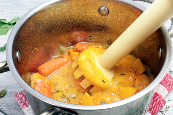Суп=пюре из тыквы и моркови - шаг 6