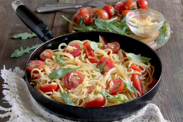 Спагетти с овощами - шаг 1 