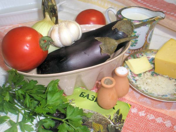  Баклажаны в духовке - ингредиенты 