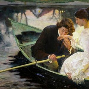 Двое в лодке. Норберт Гёнётт (1854-1894), французский художник