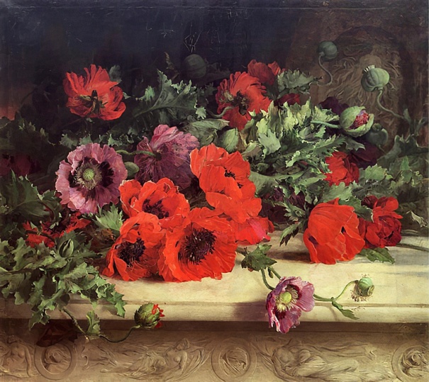  Маки. Уильям Джабез Макли (William Jabez Muckley, 1829-1905), английский художник