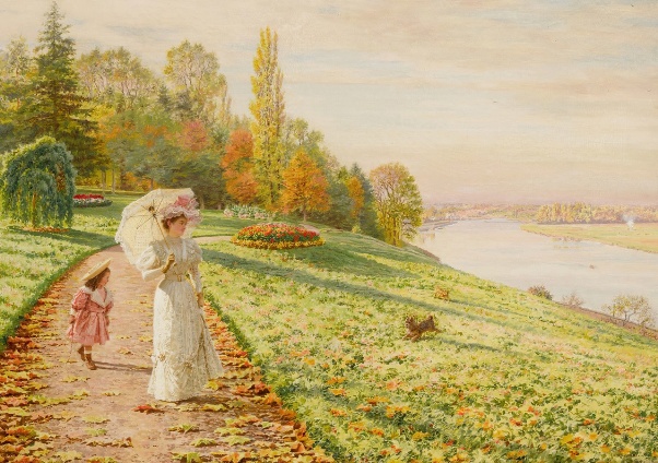 Осенняя прогулка. Мари-Франсуа Фирмен-Жирар