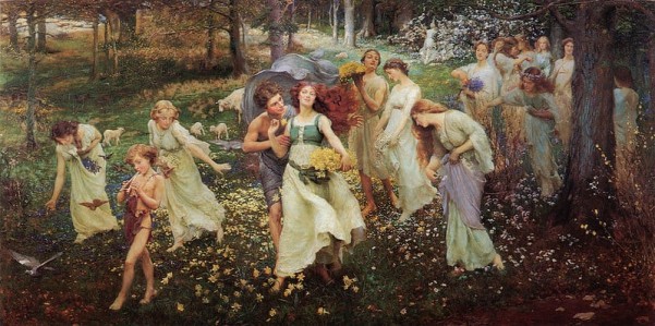 Весна идёт, 1905. Чарльз Дэниел Уорд (1872–1935), британcкий художник