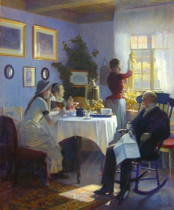 Воскресный полдень, 1888. Карл Томсен (1847-1912), датский художник