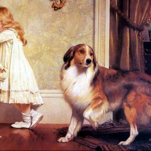 Особый защитник, 1893. Чарльз Бертон Барбер (1845-1894), британский художник, известен своими очаровательными картинами с детьми и животными.